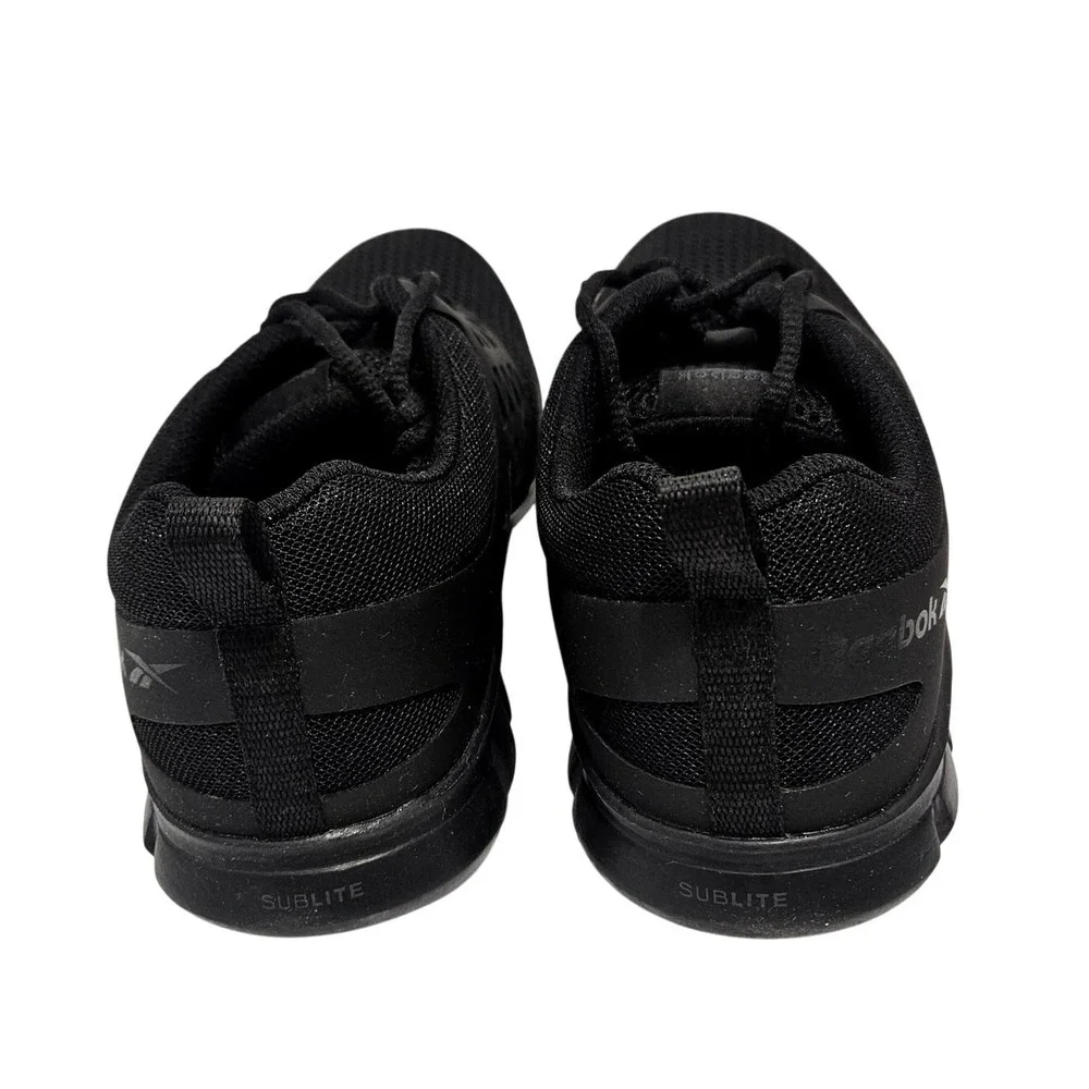Reebok Sublite Cushion Work Slip Resistant Black Shoes Women's Size 8.5 Wide New